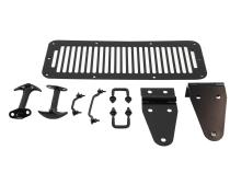 Jeep CJ/YJ Hood Kit 78-95 CJ and Wrangler YJ Powdercoat Black Kentrol
