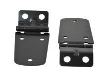 Jeep TJ Hood Hinge Pair 97-06 Wrangler TJ Powdercoat Black Kentrol