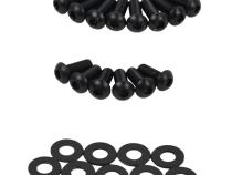 Jeep TJ Hood Hinge Pair 97-06 Wrangler TJ Powdercoat Black Kentrol