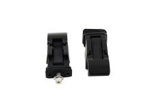 Jeep TJ Hood Catch Pair 97-06 Wrangler TJ Powdercoat Black Kentrol