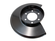 Jeep CJ Disc Brake Dust Cover for 76-78 Jeep CJ Black Powdercoat Stainless Kentrol