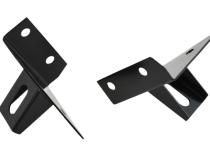 Jeep CJ/YJ Light Bracket Pair 76-95 CJ and Wrangler YJ Powdercoat Black Kentrol