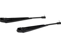 Jeep YJ Windshield Wiper Arms Pair 87-95 Wrangler TJ Powdercoat Black Kentrol
