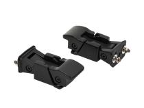 Jeep CJ/YJ Hood Catch Pair TJ Style 42-95 CJ and Wrangler YJ Powdercoat Black Kentrol