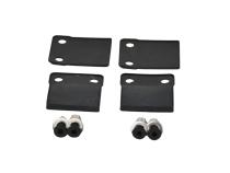 Jeep CJ/YJ Hood Catch Pair TJ Style 42-95 CJ and Wrangler YJ Powdercoat Black Kentrol