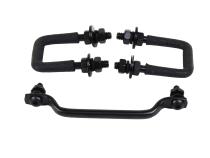 Jeep CJ/YJ Hood Kit With TJ Style Hood Catch 78-95 CJ and Wrangler YJ Powdercoat Black Kentrol