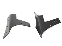 Jeep JK Windshield Supports Pair 07-18 Wrangler JK Powdercoat Black Kentrol