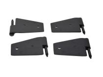 Jeep JK Door Hinge Set 4 Pieces 2 Door 07-18 Wrangler JK Powdercoat Black Kentrol