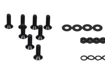 Jeep JK Door Hinge Set 4 Pieces 2 Door 07-18 Wrangler JK Powdercoat Black Kentrol