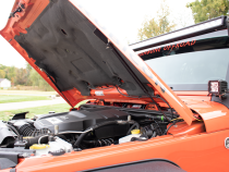 Jeep JK Hoold Lift Support Black Painted Steel Kentrol