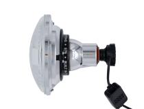 High/Low Beam Chrome 30W LED 5.75 Inch with Original Glass Dapper Lighting