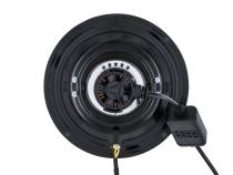High/Low Beam Black 30W LED 5.75 Inch with HDR Switchback Halo Dapper Lighting