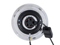 High/Low Beam Chrome 30W LED 5.75 Inch with HDR Switchback Halo with Original Glass Dapper Lighting