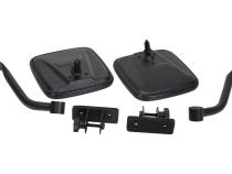 Jeep TJ/JK E-Z Detach Mirrors Pair 97-18 Wrangler TJ/JK Textured Black Kentrol