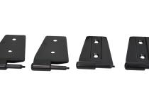 Jeep JK Door Hinge Set 4 Pieces 2 Door 07-18 Wrangler JK Textured Black Kentrol