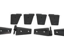 Jeep JK Door Hinge Set 8 Pieces 4 Door 07-18 Wrangler JK Textured Black Kentrol