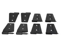 Jeep JK Door Hinge Set 8 Pieces 4 Door 07-18 Wrangler JK Textured Black Kentrol