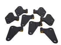 Jeep JK Body Door Hinge Set 8 Pieces 4 Door 07-18 Wrangler JK Textured Black Kentrol
