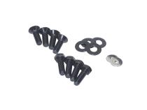 Jeep JK Hood Kit Without Hood Catch 07-18 Wrangler JK Textured Black Kentrol