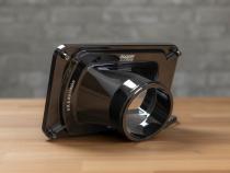 4x6 Inch Billet Air Intake with HDR Switchback Halo (Black) Dapper Lighting