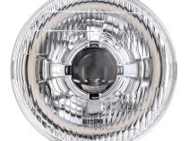Chrome LED 7 Inch with HDR Switchback Halo with Original Glass Dapper Lighting