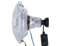 Chrome LED 7 Inch with HDR Switchback Halo with Original Glass Dapper Lighting