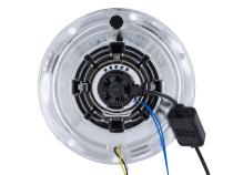 Chrome LED 7 Inch with HDR Switchback Halo with Original Glass Dapper Lighting